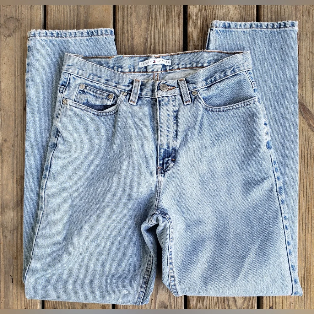 Y2K Tommy Hilfiger Light Blue Straight Leg Jeans!!! - Picture 12 of 12